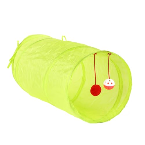 FOMIYES Katzenspielplattform Katzentunnel Spielzeug Ruhebereich Für Kätzchen Fluoreszierendes Grünes Langlebiges Material von FOMIYES