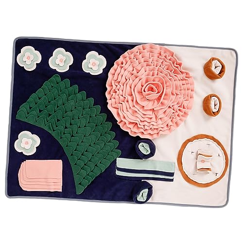 FOMIYES Hund Sniff Matte Pet Snuffle Spielzeug Filz Stoff Welpen Snuffle Pad Fütterung Training FOMIYES Hund Sniff Matte Pet Snuffle Spielzeug Filz Stoff Welpen Snuffle Pad Fütterung Training von FOMIYES