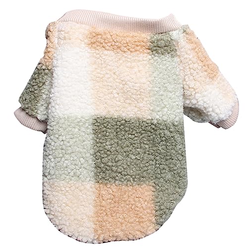 FOMIYES Plüschkleidung Für Haustiere Plüsch-Hamster-kostüm Pullover Tank Hasenkleid Schönes Hundekleid Hamsterkleidung Kaninchen Kleine Hundeweste Große Partikel Katzenmantel Plüsch Rollen von FOMIYES