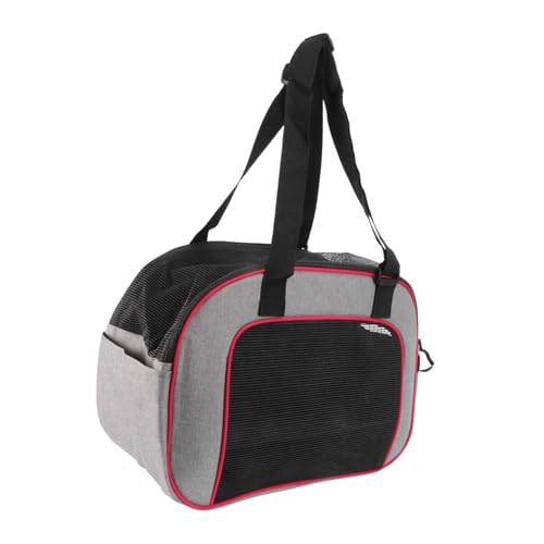 FOMIYES Organizer Für Haustierzubehör Rot Faltbare Haustiertragetasche Große Kapazität Für Hunde Und Katzen Haustierhandtasche Tragbare Tasche Für Haustiere von FOMIYES