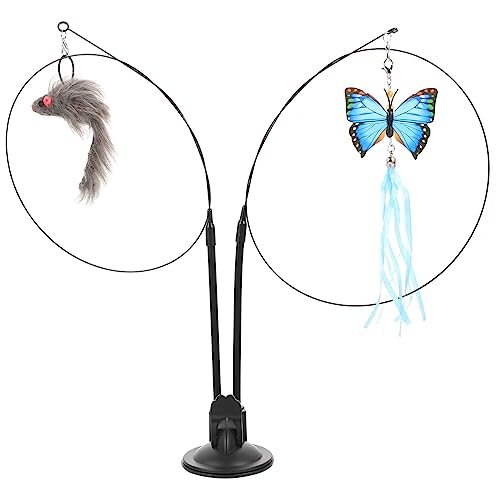 FOMIYES Saugnapf necken Katzen Stick interaktives Spielzeug saugnapf Spielzeug Katzen Angeln Katze Spielzeug Katzen Spielzeug Handheld Zubehör Becher Katzenspielzeug Kätzchen Stahldraht FOMIYES Saugnapf necken Katzen Stick interaktives Spielzeug saugnapf Spielzeug Katzen Angeln Katze Spielzeug Katzen Spielzeug Handheld Zubehör Becher Katzenspielzeug Kätzchen Stahldraht von FOMIYES