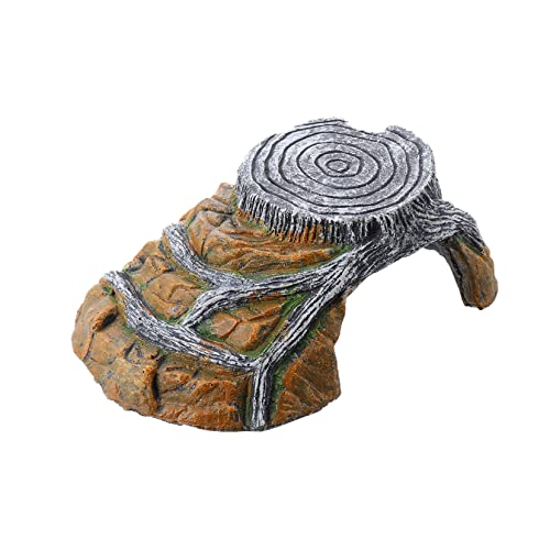 FOMIYES Versteckt Decor Plattform Fisch Tank Ornament Baum Ornament für Schildkröte Reptil Aalen FOMIYES Versteckt Decor Plattform Fisch Tank Ornament Baum Ornament für Schildkröte Reptil Aalen von FOMIYES