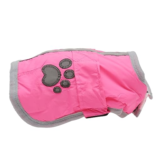 FOMIYES Kleidung Fleece Hundemantel Reflektierende Hundejacke Hundekostüm Xs Für/mittelgroße/große Hunde FOMIYES Kleidung Fleece Hundemantel Reflektierende Hundejacke Hundekostüm Xs Für/mittelgroße/große Hunde von FOMIYES