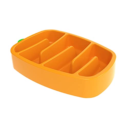 FOMIYES Material Puppy Slow Bowl Karottenform Für Männliche Und Weibliche Hunde Langsames Fressen von FOMIYES