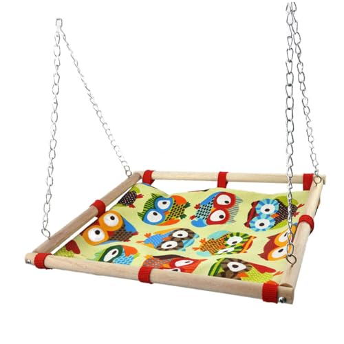 FOMIYES Papagei Vogel Spielzeug Papagei Hängematte Schaukel Klettern Spielzeug Haustier Spielzeug Für Papageien Dekorative Bett von FOMIYES
