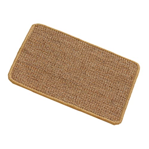 FOMIYES Spielzeuge natürlicher Teppich Sisal-Katzenmatte Spielzeug für Haustiere Katzenkratzmatte aus Sisal Katzenkratzer Kratzmatte für Katzen Tischbeine Katze kratzmatte Haustiermatte von FOMIYES