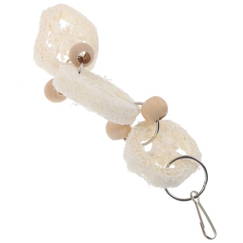 FOMIYES Papagei Kauspielzeug Natürliches Luffa-vogelkäfig-Spielzeug Für Vögel Zum Zähneknirschen FOMIYES Papagei Kauspielzeug Natürliches Luffa-vogelkäfig-Spielzeug Für Vögel Zum Zähneknirschen von FOMIYES