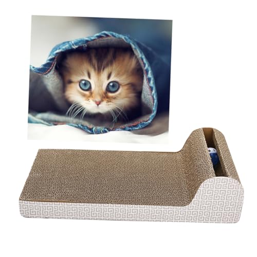 FOMIYES Pappe Kratzbrett Für Katzen Kompakte Kratzmatte Wellpappe Krallenwetzen Und Multifunktionales Katzenzubehör Um Möbel Zu Schützen Und Zu FOMIYES Pappe Kratzbrett Für Katzen Kompakte Kratzmatte Wellpappe Krallenwetzen Und Multifunktionales Katzenzubehör Um Möbel Zu Schützen Und Zu von FOMIYES