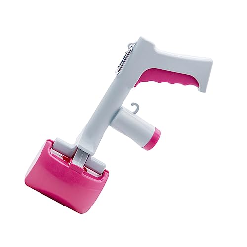 FOMIYES Poop Scoop Tragbare Kotgreifer Mit Langem Griff Plastikkelle Für Hunde Und Katzentoiletten Im Freien Rosy von FOMIYES