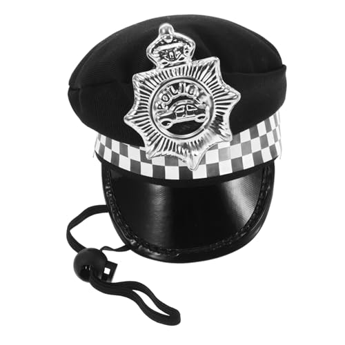 FOMIYES Verstellbare Haustier Stylisches Kostüm Accessoire für Hunde Einstellbare Kopfhaube für Partys und Cosplay Schwarzer Pet Birthday Hat mit Maritimem Flair FOMIYES Verstellbare Haustier Stylisches Kostüm Accessoire für Hunde Einstellbare Kopfhaube für Partys und Cosplay Schwarzer Pet Birthday Hat mit Maritimem Flair von FOMIYES