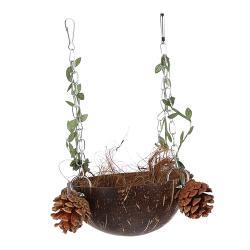 FOMIYES Papageiennest-Spielzeug – Vogelschlafzelt – Haustiervogel-hängematte – Vogelhaus Aus Holz FOMIYES Papageiennest-Spielzeug – Vogelschlafzelt – Haustiervogel-hängematte – Vogelhaus Aus Holz von FOMIYES