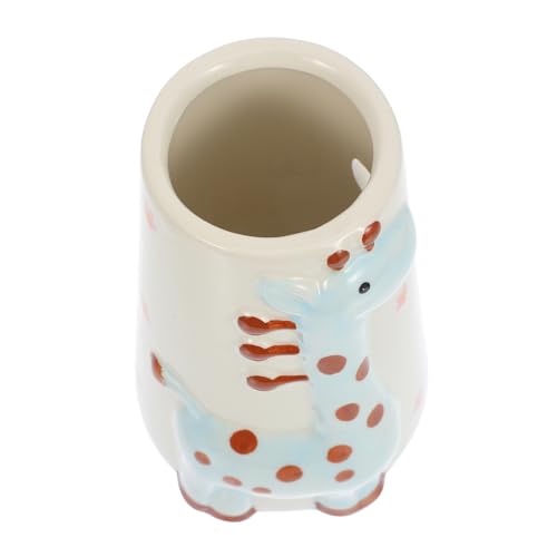 FOMIYES Hamster Wasserflaschenständer Aus Keramik Für Kleintiere Stabiler Halter Für Hamster Igel Und Meerschweinchen Blaue Trinkflasche Für Einfache Wasseraufnahme von FOMIYES