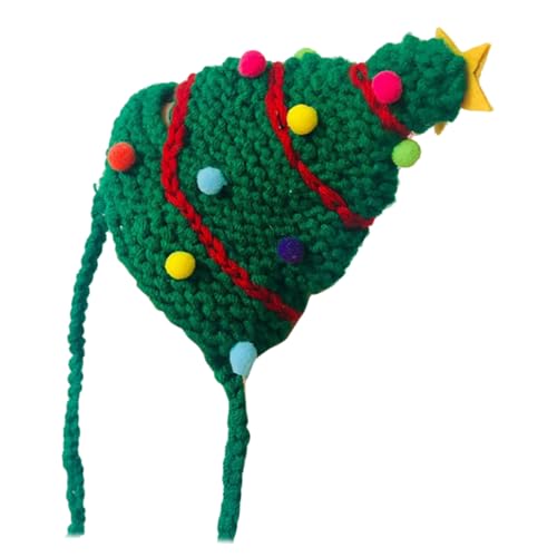 FOMIYES Entzückende Haustier-Weihnachtsbaum-mütze Hundemütze Gestrickte Haustiermütze Für Katzen Kätzchen Hunde Welpen Größe S FOMIYES Entzückende Haustier-Weihnachtsbaum-mütze Hundemütze Gestrickte Haustiermütze Für Katzen Kätzchen Hunde Welpen Größe S von FOMIYES