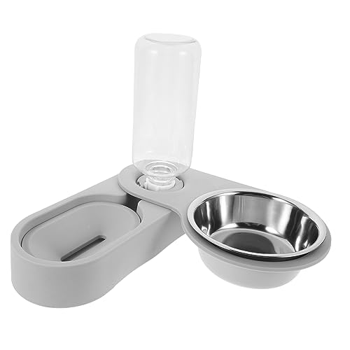 FOMIYES Automatischer Katzenfutter- Und Wasserspender Katzennapf Aus Edelstahl Multifunktions-futterspender Für Haustiere Und Hunde FOMIYES Automatischer Katzenfutter- Und Wasserspender Katzennapf Aus Edelstahl Multifunktions-futterspender Für Haustiere Und Hunde von FOMIYES
