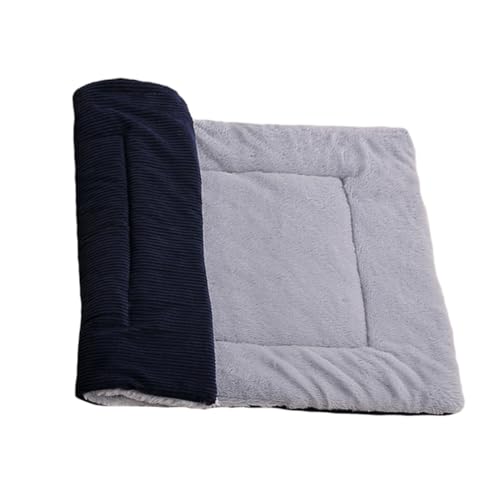 FOMIYES Matte Plüsch-Haustier-komfortbett Stabiles Hundebodenpolster Weich Und Warm Für Welpen Marineblau Größe S FOMIYES Matte Plüsch-Haustier-komfortbett Stabiles Hundebodenpolster Weich Und Warm Für Welpen Marineblau Größe S von FOMIYES