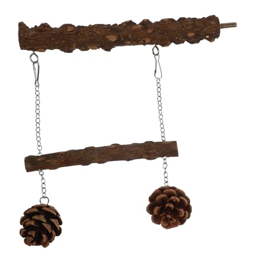FOMIYES Papagei Stand Rod Vogelkäfig Barsch Papagei Schaukel Holz Vogel Spielzeug Natürliche Und Dekorative FOMIYES Papagei Stand Rod Vogelkäfig Barsch Papagei Schaukel Holz Vogel Spielzeug Natürliche Und Dekorative von FOMIYES
