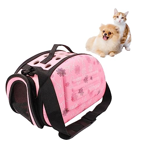 FOMIYES Katzentasche Katzenrucksack Haustier-Reiserucksack Kofferrucksack für die Reise Haustierrucksack Reisetasche für Haustiere Falten Haustiertasche Handtasche Reisen von FOMIYES