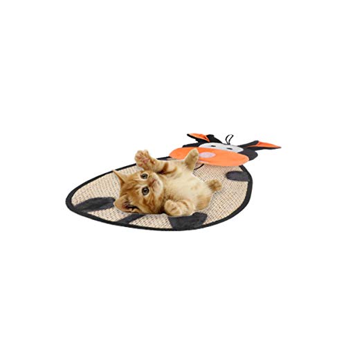 FOMIYES Natürliche Sisal Katzenkratzmatte Mit -Spielzeug Und Glocke Effektiver Kratzschutz Für Möbel Katzenspielzeug Krallenpflege Und Unterhaltung FOMIYES Natürliche Sisal Katzenkratzmatte Mit -Spielzeug Und Glocke Effektiver Kratzschutz Für Möbel Katzenspielzeug Krallenpflege Und Unterhaltung von FOMIYES