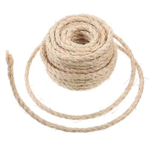 FONDOTIN Robustes Katzenbaumseil – Sisal – Längenverstellbar – Toller Ersatz Für Kratzbaum – 1 Rolle FONDOTIN Robustes Katzenbaumseil – Sisal – Längenverstellbar – Toller Ersatz Für Kratzbaum – 1 Rolle von FONDOTIN