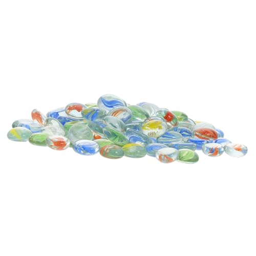 FONDOTIN 1satz Farbige Glassteine Für Aquarien Nachtleuchtende Dekoration Mischung Für Fischbecken Sichere Für Optimale Wasserqualität von FONDOTIN