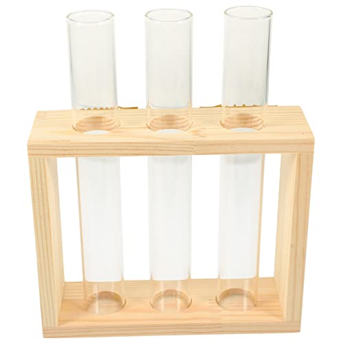 FONDOTIN 1 Satz Blumenarrangement Glasbehälter Geräte Pflanzen Reagenzgläser Hängender Pflanzer bürodeko büro Dekoration vases Wandvase aus Glas Glasvase für die Heimdekoration Holz FONDOTIN 1 Satz Blumenarrangement Glasbehälter Geräte Pflanzen Reagenzgläser Hängender Pflanzer bürodeko büro Dekoration vases Wandvase aus Glas Glasvase für die Heimdekoration Holz von FONDOTIN