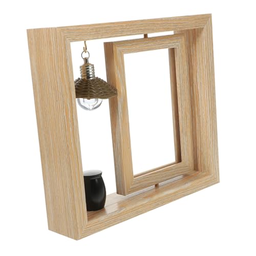 FONDOTIN 1 Satz Drehbarer Bilderrahmen mit Urne für Haustiere Memorialer Fotorahmen aus Holz für bis Dekorativer Aschenhalter für Geliebte Haustiere und Familienmitglieder Robust und FONDOTIN 1 Satz Drehbarer Bilderrahmen mit Urne für Haustiere Memorialer Fotorahmen aus Holz für bis Dekorativer Aschenhalter für Geliebte Haustiere und Familienmitglieder Robust und von FONDOTIN