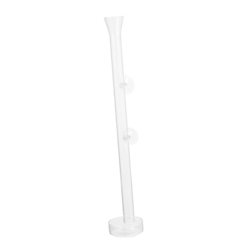 FONDOTIN 1 Satz Futterspender Für Aquarien Aquarium Rohrzuführungen Fütterung Fischfütterer Zucht Futterautomat Für Garnelen Tank Futterrohr-Set Für Aquarienfische Transparent Acryl von FONDOTIN