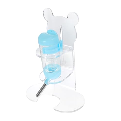 FONDOTIN Hamster Trinkflasche Mit Ständer Auslauf-futterspender Höhenverstellbar Flaschenständer von FONDOTIN