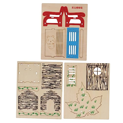 FONDOTIN 1 Set Verschiedene Hamsterhäuser Aus Holz Verstecke Käfigzubehör Leitern Spielzeug Und Plattformen Für Hamster Mäuse Und Haustiere FONDOTIN 1 Set Verschiedene Hamsterhäuser Aus Holz Verstecke Käfigzubehör Leitern Spielzeug Und Plattformen Für Hamster Mäuse Und Haustiere von FONDOTIN