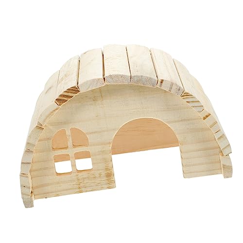 FONDOTIN Hamsterhaus Aus Holz Versteck Für Hamster Schlafhaus Für Haustiere Heimtierbedarf Chinchilla-Spielzeug Beißspielzeug Dekorativ FONDOTIN Hamsterhaus Aus Holz Versteck Für Hamster Schlafhaus Für Haustiere Heimtierbedarf Chinchilla-Spielzeug Beißspielzeug Dekorativ von FONDOTIN