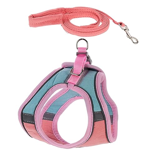 FONDOTIN Set mit Kontrollseil und Geschirr für Haustiere Katzengeschirr ausbruchsichere Weste für Kätzchen Lange Leine für im Freien verstellbares Geschirr für Welpen FONDOTIN Set mit Kontrollseil und Geschirr für Haustiere Katzengeschirr ausbruchsichere Weste für Kätzchen Lange Leine für im Freien verstellbares Geschirr für Welpen von FONDOTIN