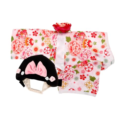 FONDOTIN 1 Satz Haustier-Kimono haustierbademantel Dog Bathrobe Komfortable Haustierkleidung hundegeschenke Windhund Hundekleid Hoodies Welpe Cosplay Prop Kimono-Kostü für Hunde Stoff Rosa FONDOTIN 1 Satz Haustier-Kimono haustierbademantel Dog Bathrobe Komfortable Haustierkleidung hundegeschenke Windhund Hundekleid Hoodies Welpe Cosplay Prop Kimono-Kostü für Hunde Stoff Rosa von FONDOTIN