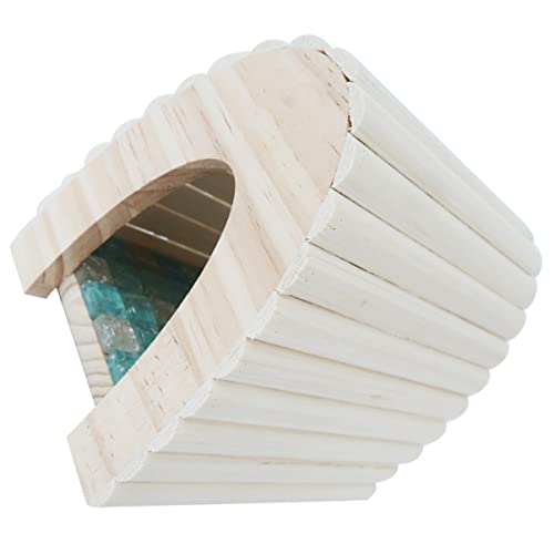 FONDOTIN 1 Satz Kühlbrett Für Haustiere Kalter Hamster Wollhamster Faserhamster Igel-Hamster Spender Frettchen Bausatz Kaninchen-Hamster Wassersprüher Labyrinth Hamsterhaus Hölzern von FONDOTIN
