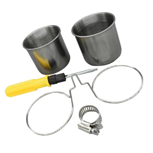 FONDOTIN 1 Satz Vogel Futter Box Futter Becher Kleinigkeit glücklich Haustier eingesperrt Hirse vogelfutterspender vogelfutterstelle Papageienversorgung Papagei Fressnapf Rostfreier Stahl FONDOTIN 1 Satz Vogel Futter Box Futter Becher Kleinigkeit glücklich Haustier eingesperrt Hirse vogelfutterspender vogelfutterstelle Papageienversorgung Papagei Fressnapf Rostfreier Stahl von FONDOTIN