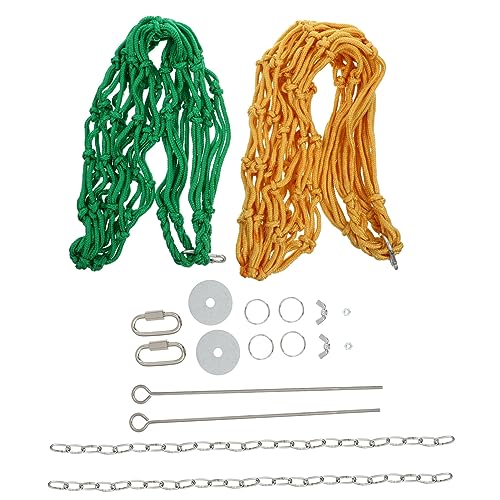 FONDOTIN 1 Set 4 Stück Futterspielzeug Vogelkäfig Einlage Hühnerspieße Hängende Netztasche Für Hühner Zum Aufhängen Von Futter Für Hühner Hühnerspielzeug Hühnerrupfgerät Haustier von FONDOTIN