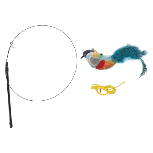 FONDOTIN Katzenangel Mit Vogelspielzeug Interaktives Katzenspielzeug Zum Necken Aufhängen Zum Necken Für Haustiere Katzenspielzeug Angelrute Kätzchenangel Interaktives Neckspielzeug FONDOTIN Katzenangel Mit Vogelspielzeug Interaktives Katzenspielzeug Zum Necken Aufhängen Zum Necken Für Haustiere Katzenspielzeug Angelrute Kätzchenangel Interaktives Neckspielzeug von FONDOTIN