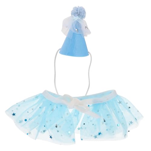 FONDOTIN Schillerndes Party-Outfit Für Haustiere – Katzenhalsband Mütze Schal-Set Aus Filz Ideal Für Fotosessions FONDOTIN Schillerndes Party-Outfit Für Haustiere – Katzenhalsband Mütze Schal-Set Aus Filz Ideal Für Fotosessions von FONDOTIN