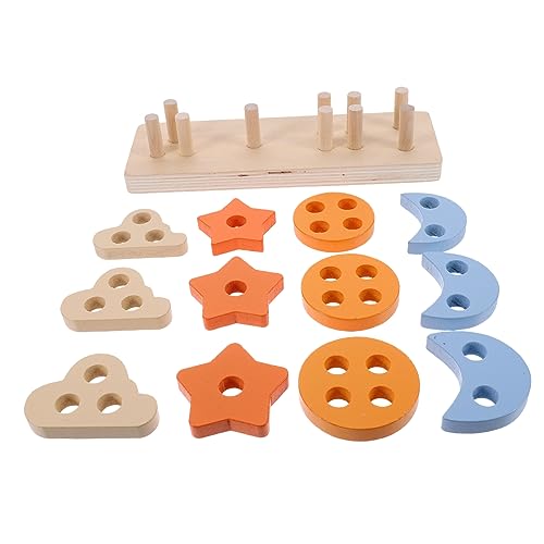 FONDOTIN 1 Satz Lernspielzeug Für Vögel Papageien-Trick-trainingsspielzeug Holzspielzeug Spielzeug Für Vögel Und Papageien Sittich-puzzlespielzeug Stapeln Vier Sätze Von Säulen Kind Hölzern FONDOTIN 1 Satz Lernspielzeug Für Vögel Papageien-Trick-trainingsspielzeug Holzspielzeug Spielzeug Für Vögel Und Papageien Sittich-puzzlespielzeug Stapeln Vier Sätze Von Säulen Kind Hölzern von FONDOTIN