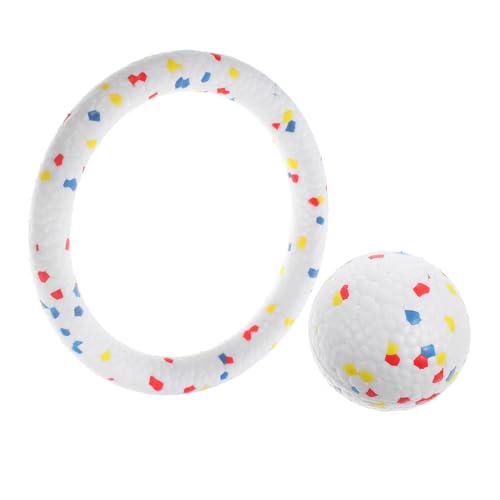 FONDOTIN 1satz Hundespielzeug Bunte Kauspielzeuge Und Fliegende Ringe Für Welpen Und Aktive Hunde Stressabbau Und Spaß Beim Spielen Robuste Und Langlebige Materialien FONDOTIN 1satz Hundespielzeug Bunte Kauspielzeuge Und Fliegende Ringe Für Welpen Und Aktive Hunde Stressabbau Und Spaß Beim Spielen Robuste Und Langlebige Materialien von FONDOTIN