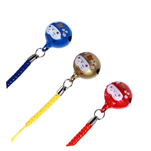 FONDOTIN 1 Set Mit 6 Ornamenten Glocke Einladende Katze Schlüsselanhänger Hängende Dekorationen Handyanhänger Schlüsselband Geldbörse Glücksbeutel Anhänger Cartoon Katze FONDOTIN 1 Set Mit 6 Ornamenten Glocke Einladende Katze Schlüsselanhänger Hängende Dekorationen Handyanhänger Schlüsselband Geldbörse Glücksbeutel Anhänger Cartoon Katze von FONDOTIN