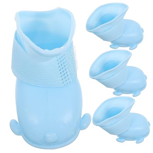 FONDOTIN 1 Set Regenstiefel Für Haustiere Dackel Leckerlis Hundeschuhe Für Schnee Pfoten Set Regenschuhe Für Hunde Fußschutz Für Hunde Kaustiefel Zum Wandern Welpen rutschfeste FONDOTIN 1 Set Regenstiefel Für Haustiere Dackel Leckerlis Hundeschuhe Für Schnee Pfoten Set Regenschuhe Für Hunde Fußschutz Für Hunde Kaustiefel Zum Wandern Welpen rutschfeste von FONDOTIN