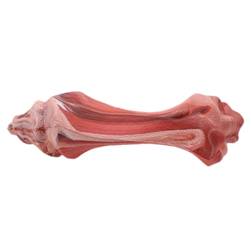 FONDOTIN Hunde Bissfestes Kauknochen Förmiges Hundespielzeug Aus Fleischfarbe Ideal Zum Und Kauen Für Hunde Langlebig Und von FONDOTIN
