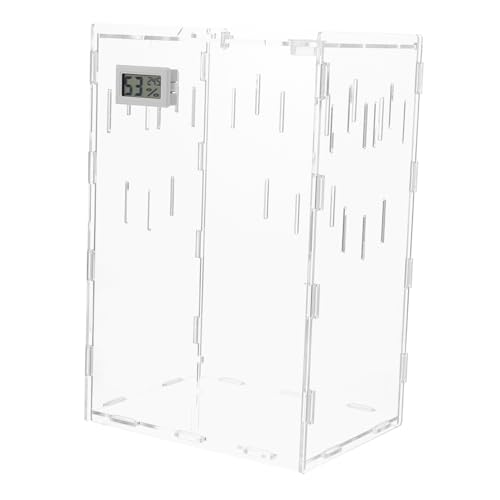 FONDOTIN 1 Stück Box Reptilienbox Eidechsentank Auffangbehälter Geckotank Spinnentank Deckel Haustier Guppyboxen Reptilientank Behälter Klar Hundespender Speisekammer Spielzeugaufbewahrung FONDOTIN 1 Stück Box Reptilienbox Eidechsentank Auffangbehälter Geckotank Spinnentank Deckel Haustier Guppyboxen Reptilientank Behälter Klar Hundespender Speisekammer Spielzeugaufbewahrung von FONDOTIN