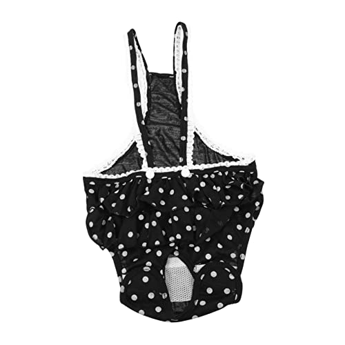 FONDOTIN Windelhose für Hunde Baumwolle für Welpen für Hitze Menstruationsbedarf XXL Schwarz FONDOTIN Windelhose für Hunde Baumwolle für Welpen für Hitze Menstruationsbedarf XXL Schwarz von FONDOTIN