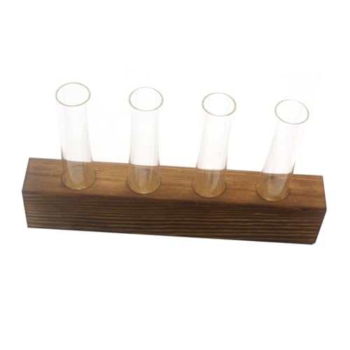 FONDOTIN 1 Stück Holzvase Pflanzgefäß Künstliches Gestell Vase Pflanzendekoration Pflanzendekor Terrarium Hängepflanze Hängekorb Hydrokulturtopf Eukalyptus Wandbehänge Globen von FONDOTIN