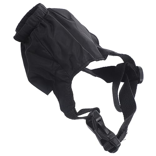 FONDOTIN Schwarze Augenmaske Für Hunde Und Haustiere Aus Nylon Leicht Und Atmungsaktiv Für Maniküren Und Baden von FONDOTIN