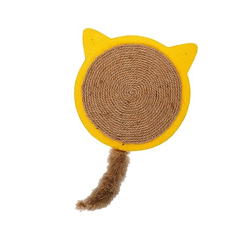 FONDOTIN 1 Stück Natürliches Sisal-kratzkissen Für Katzen Haustierspielzeug in Kreativer Form Ideal Für Katzenbedarf FONDOTIN 1 Stück Natürliches Sisal-kratzkissen Für Katzen Haustierspielzeug in Kreativer Form Ideal Für Katzenbedarf von FONDOTIN