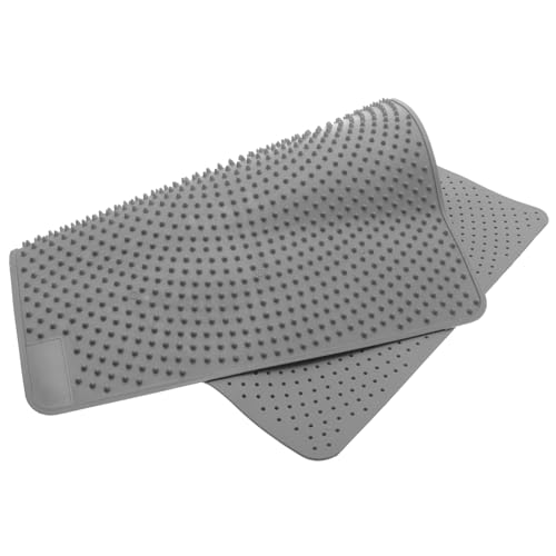 FONDOTIN 1 Stück Katzenstreu Matte Faltbar Wasserdicht Haustierfuttermatten Für Katzen Müllmatte Waschbar Auslaufsicheres Tischset Katze Tischset Kissen Aus Katzenstreu Anti-rutsch-pad PVC von FONDOTIN