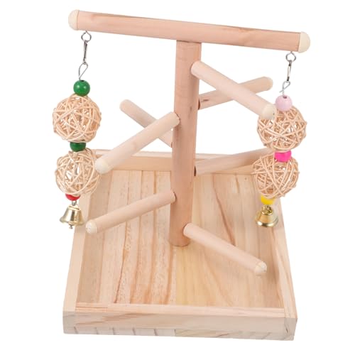 FONDOTIN Papageienspielplatz Conure-vogelschaukeln Papageienspielzeug Haustier-papagei-spielständer Holzständer für Papageien Vögel FONDOTIN Papageienspielplatz Conure-vogelschaukeln Papageienspielzeug Haustier-papagei-spielständer Holzständer für Papageien Vögel von FONDOTIN