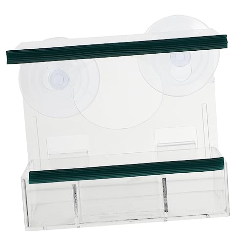 FONDOTIN 1 Stück Vogelfütterer Essen Lebensmittelbehälter Futternapf Für Vögel Vogelfutter Futterspender Füttern Fütterung Blau Samen Container Hühnerfutter Erdnüsse Transparent Acryl FONDOTIN 1 Stück Vogelfütterer Essen Lebensmittelbehälter Futternapf Für Vögel Vogelfutter Futterspender Füttern Fütterung Blau Samen Container Hühnerfutter Erdnüsse Transparent Acryl von FONDOTIN